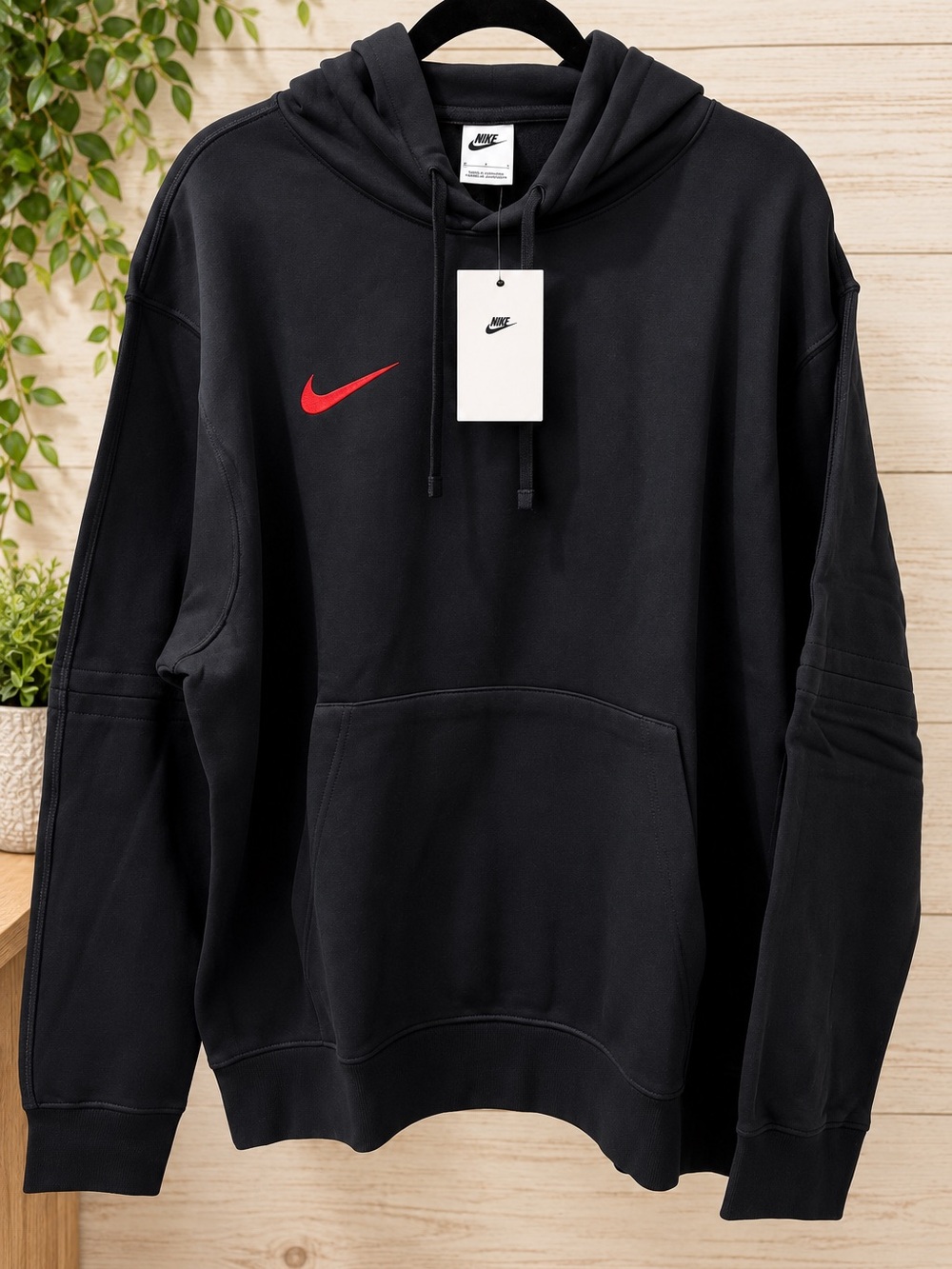 Nike NWT Dri-FIT Academy Pro Pullover Hoodie Black Red Men’s Large
